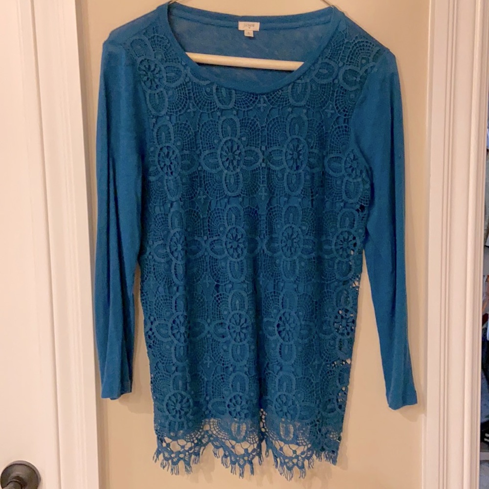 Jcrew lace top